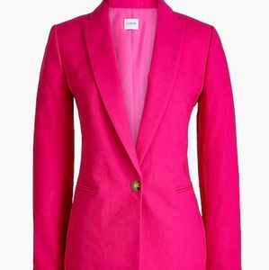 NWT J. Crew Factory Linen Holland Blazer, Size 0